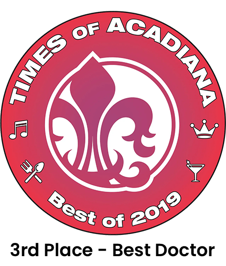 Times of Acadiana - Best of 2019 - 3rd Place - Best Doctor